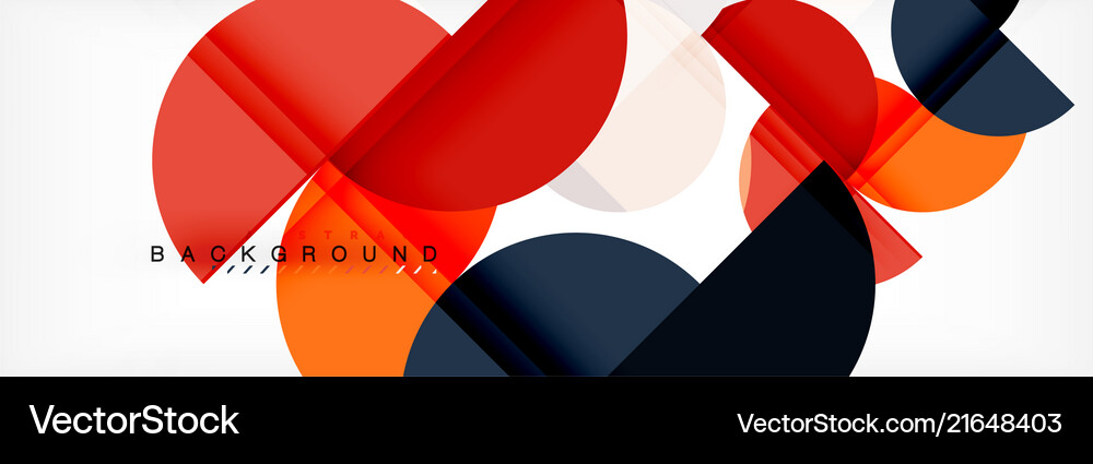 Circle abstract background geometric Royalty Free Vector