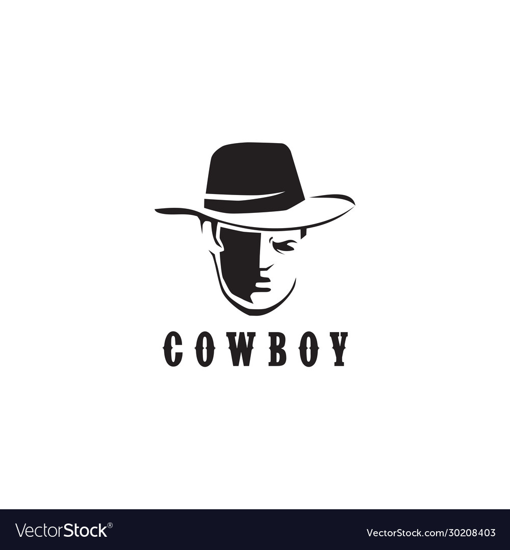 Cowboy Logo Design Vorlage