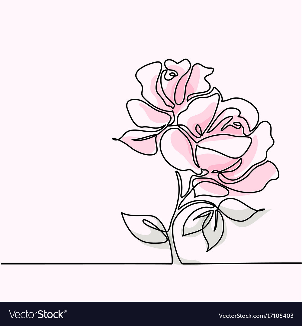 Pink rose petal Stock Vector Images  Alamy