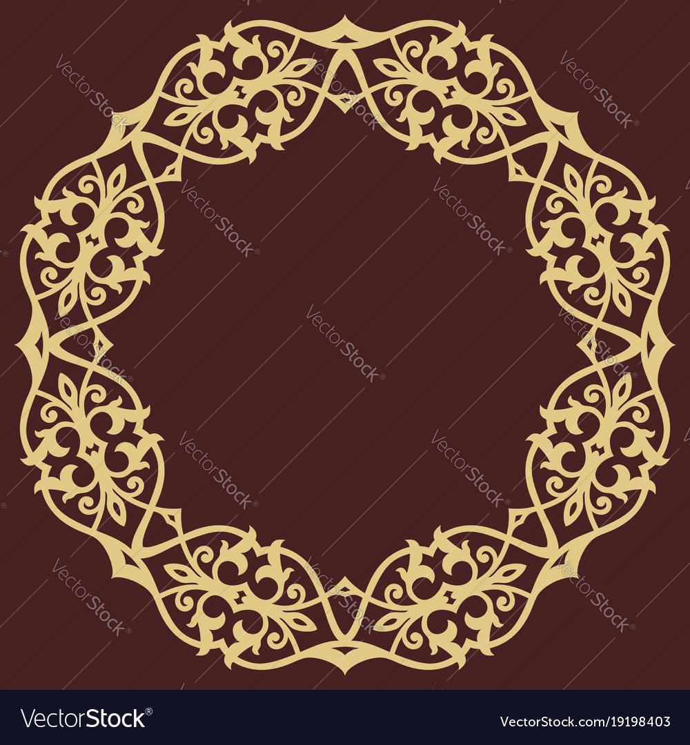 Elegant ornament in classic style Royalty Free Vector Image