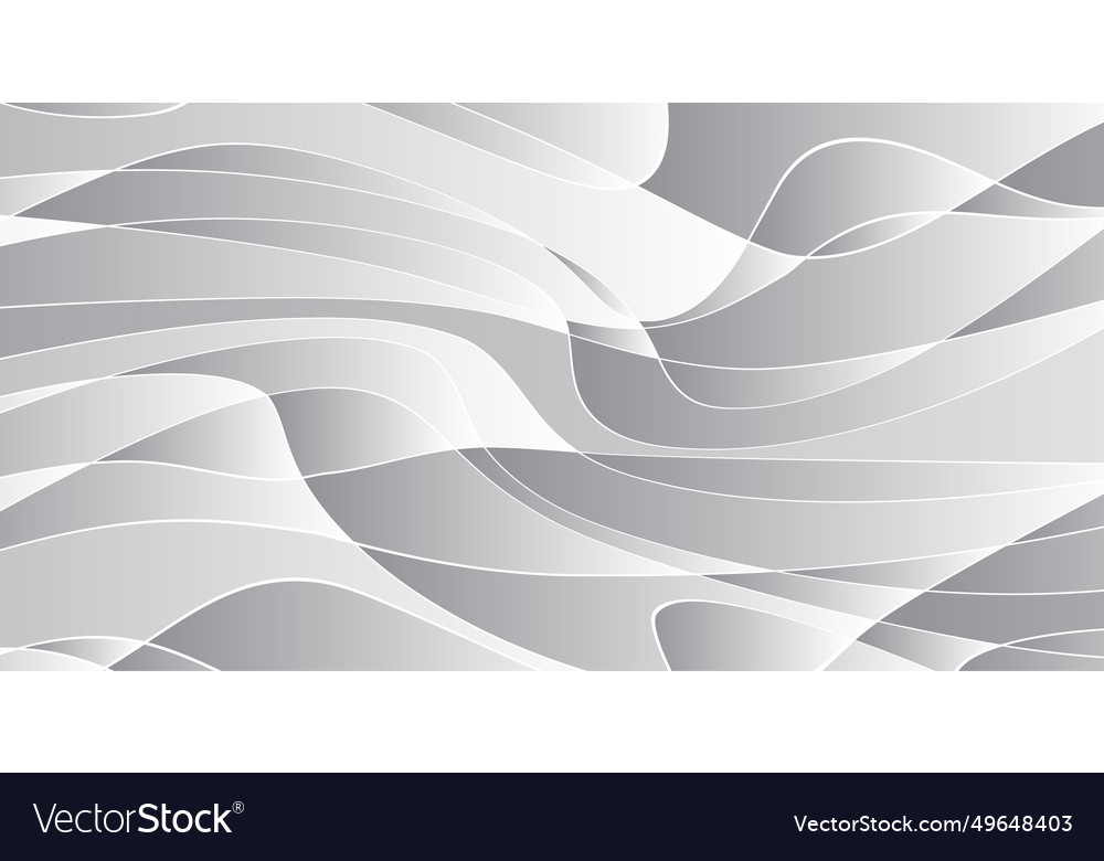 Hand drawn lines abstract pattern wave simple