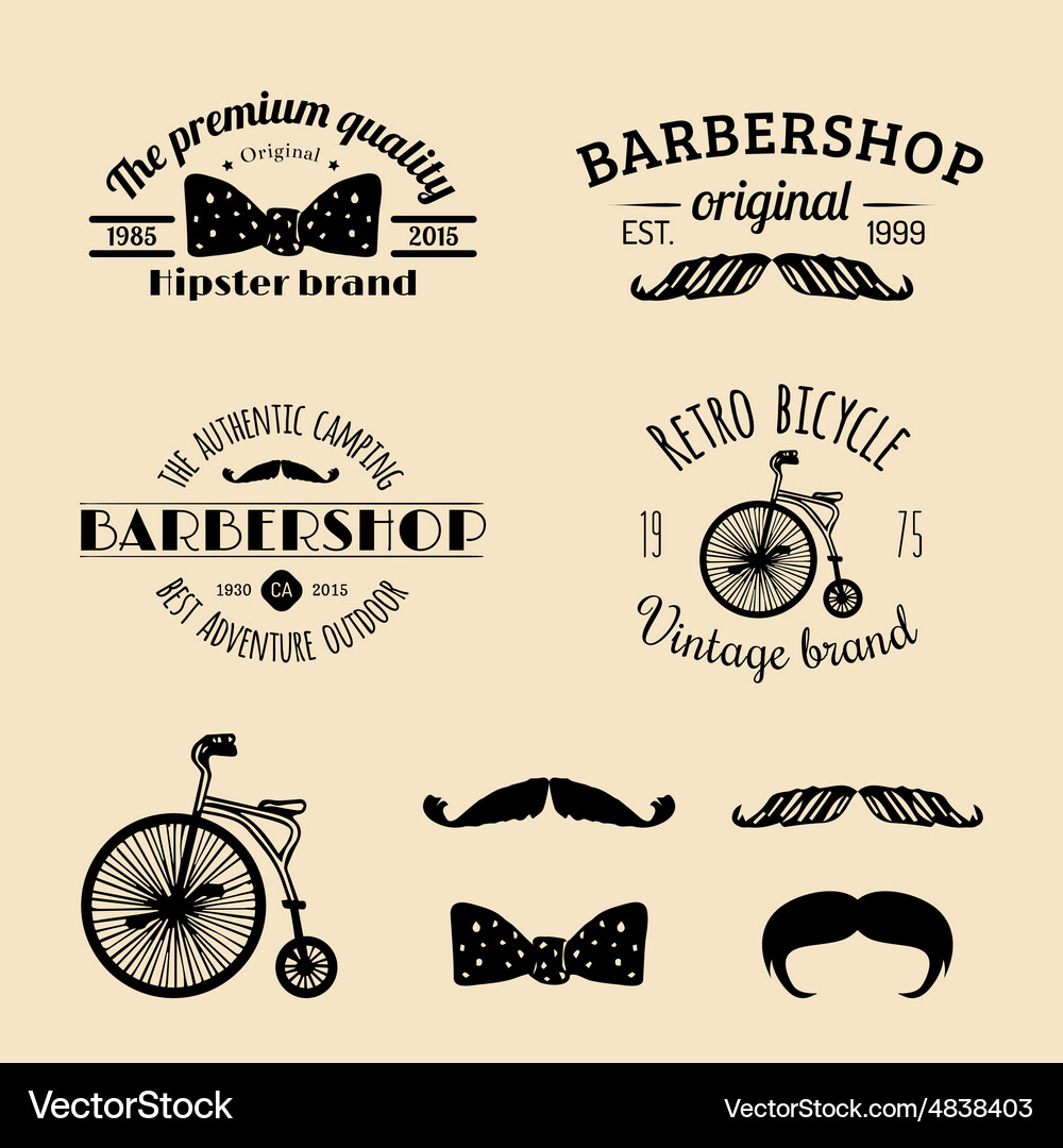 Vintage design elements Royalty Free Vector Image