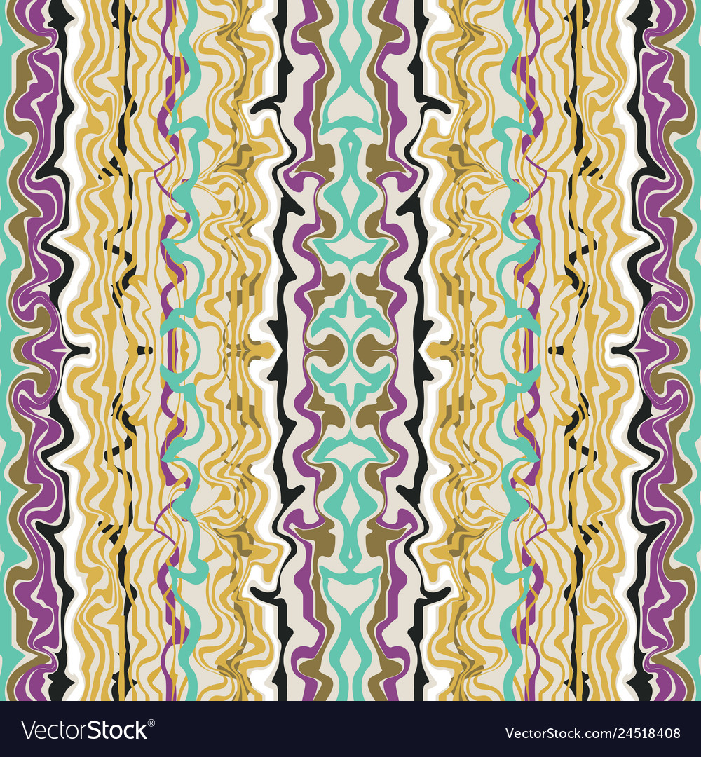 Abstract seamless pattern of warped