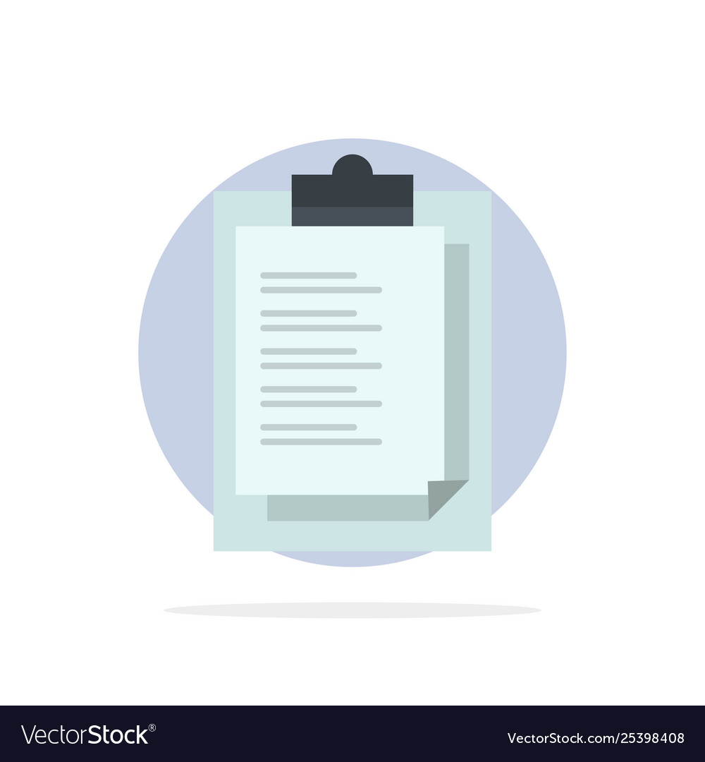 Notepad report card result presentation abstract vector image Notepad report card result presentation abstract