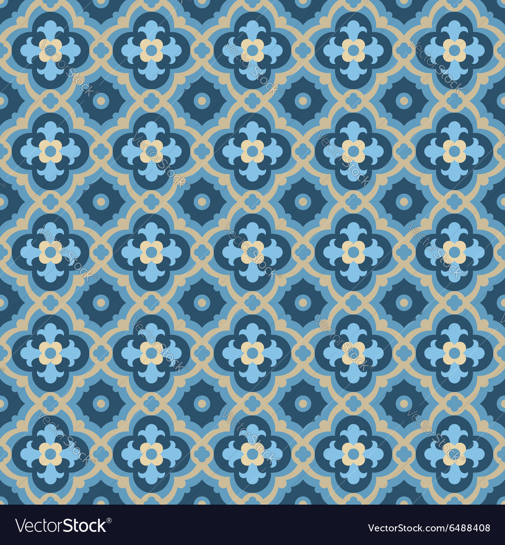 Retro floor tiles pattern Royalty Free Vector Image