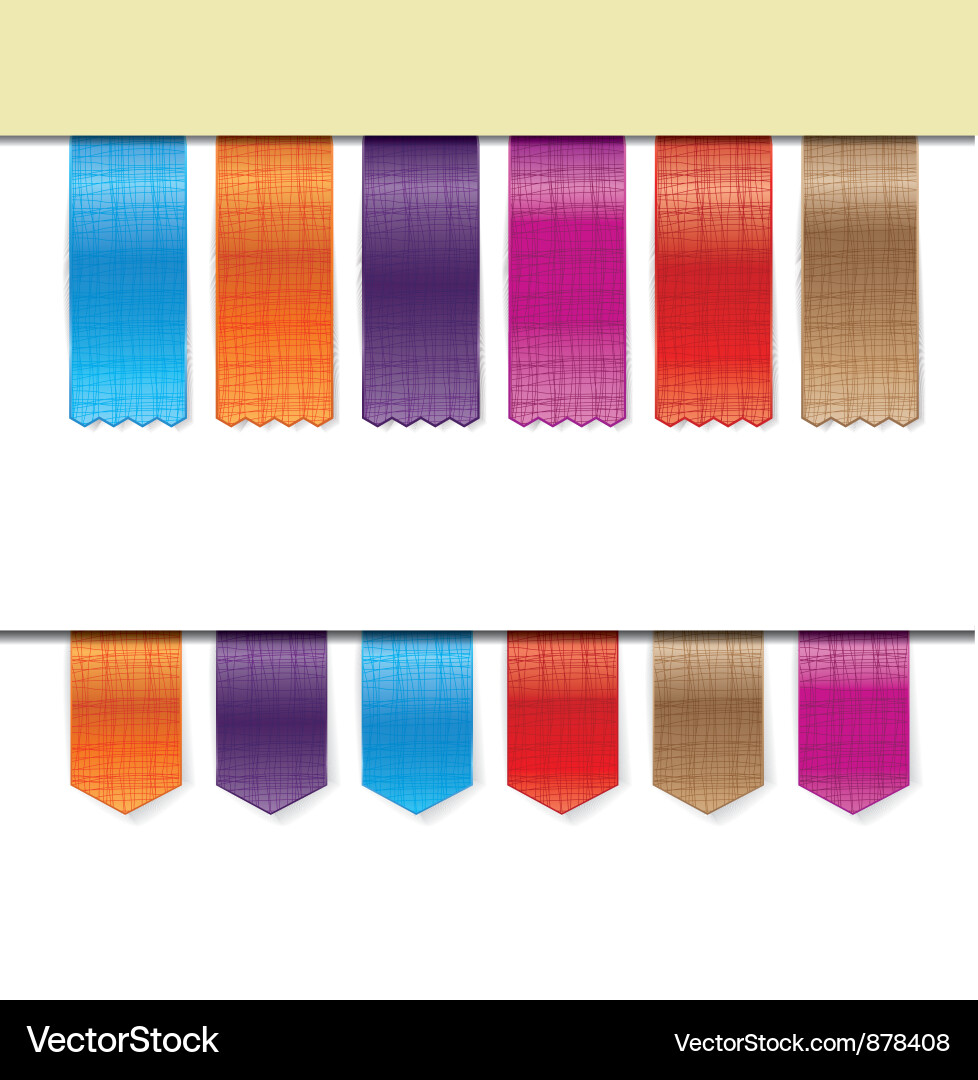 Ribbons Royalty Free Vector Image - VectorStock