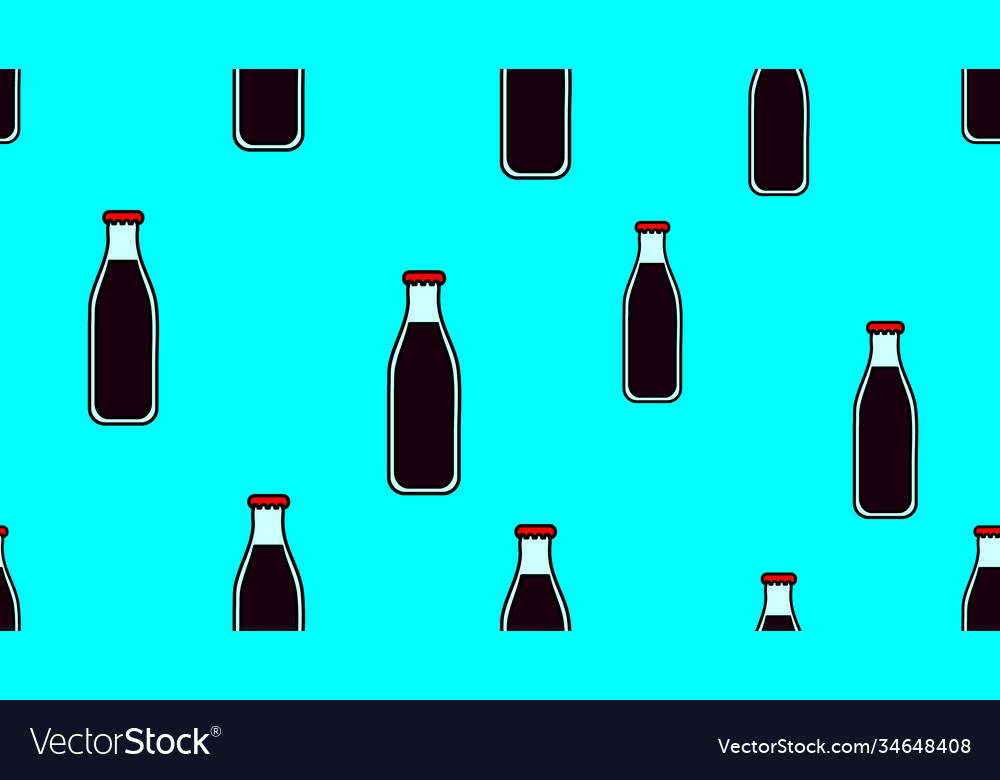 Seamless pattern with isolated