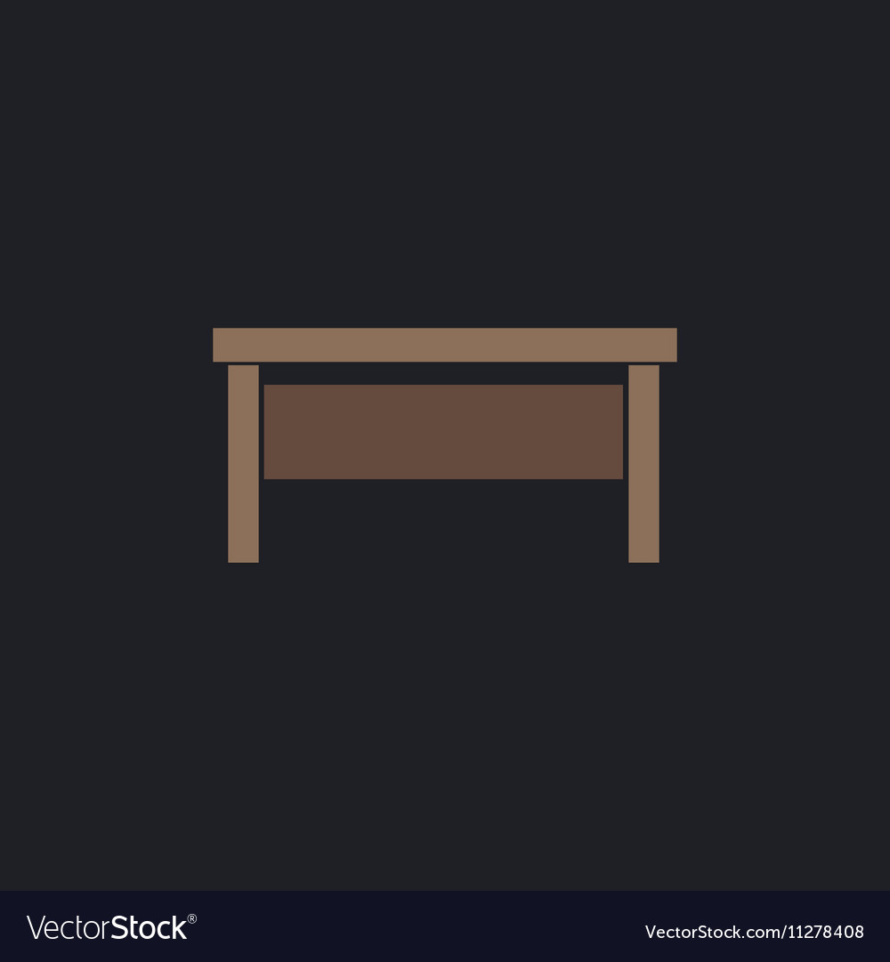 Table computer symbol Royalty Free Vector Image