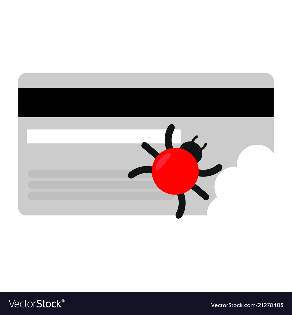 Virus computer background Vector Image Virus computer background