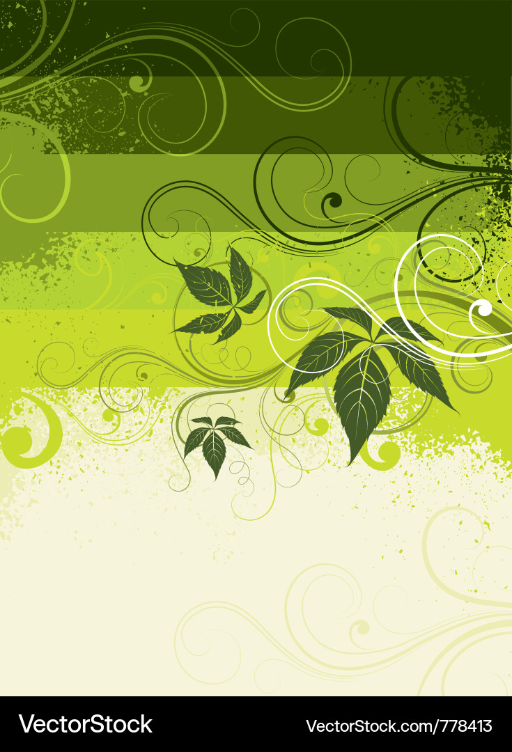 Abstract floral background Royalty Free Vector Image