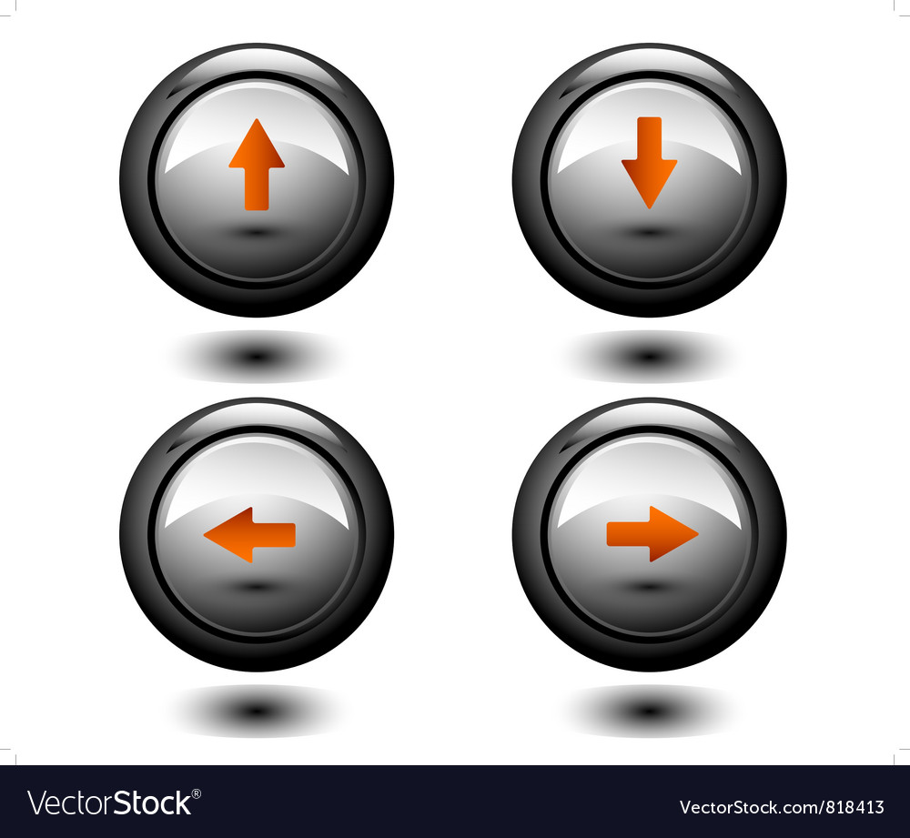 Arrows round button