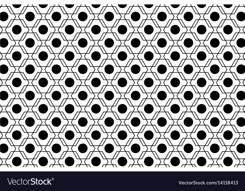 Schwarz und weiß abstrakt nahtlos geometrische