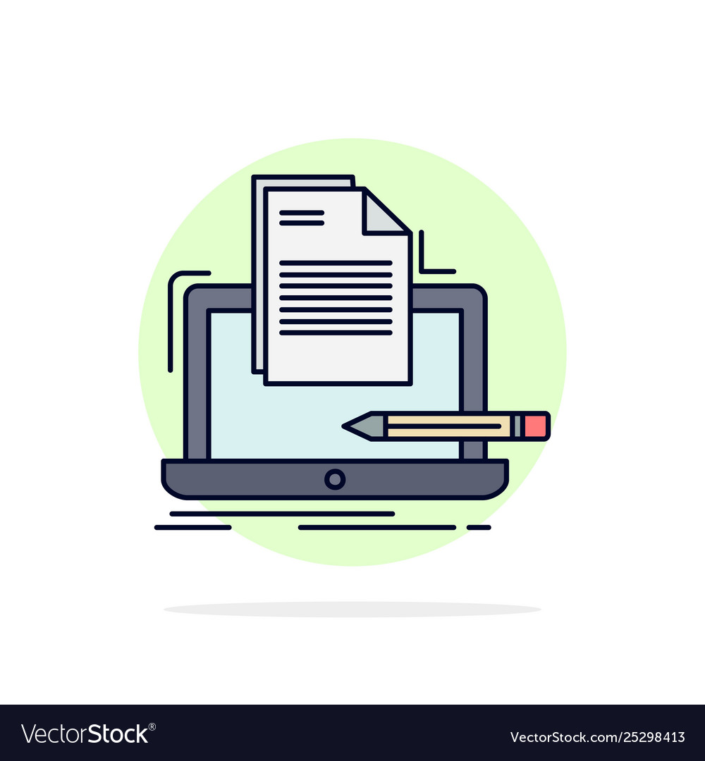 Coder Codierung Computerliste Papier flache Farbe Icon vector image Coder Codierung Computerliste Papier flache Farbe Icon