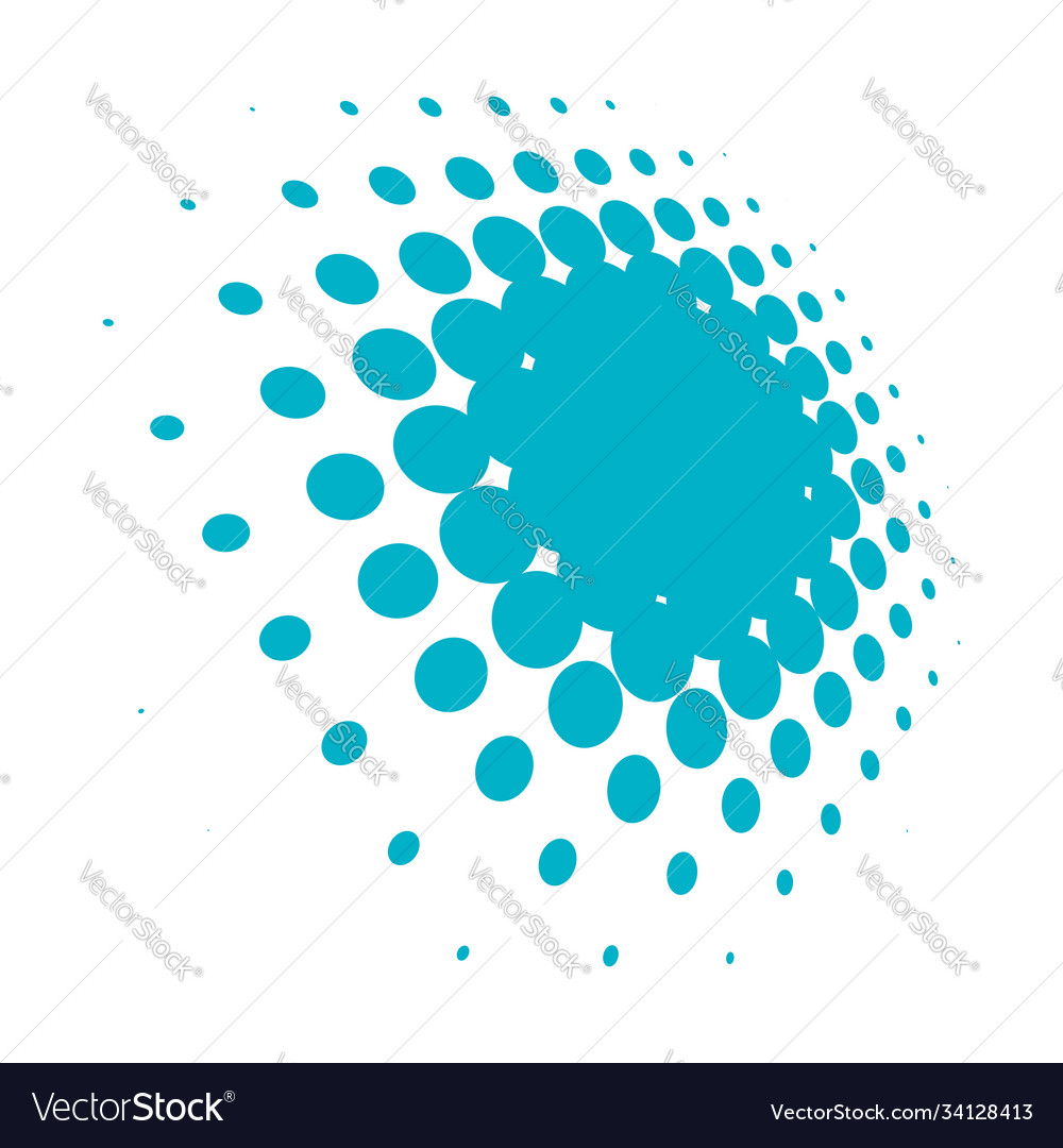 Colorful halftone pattern texture in 3d vector image Colorful halftone pattern texture in 3d