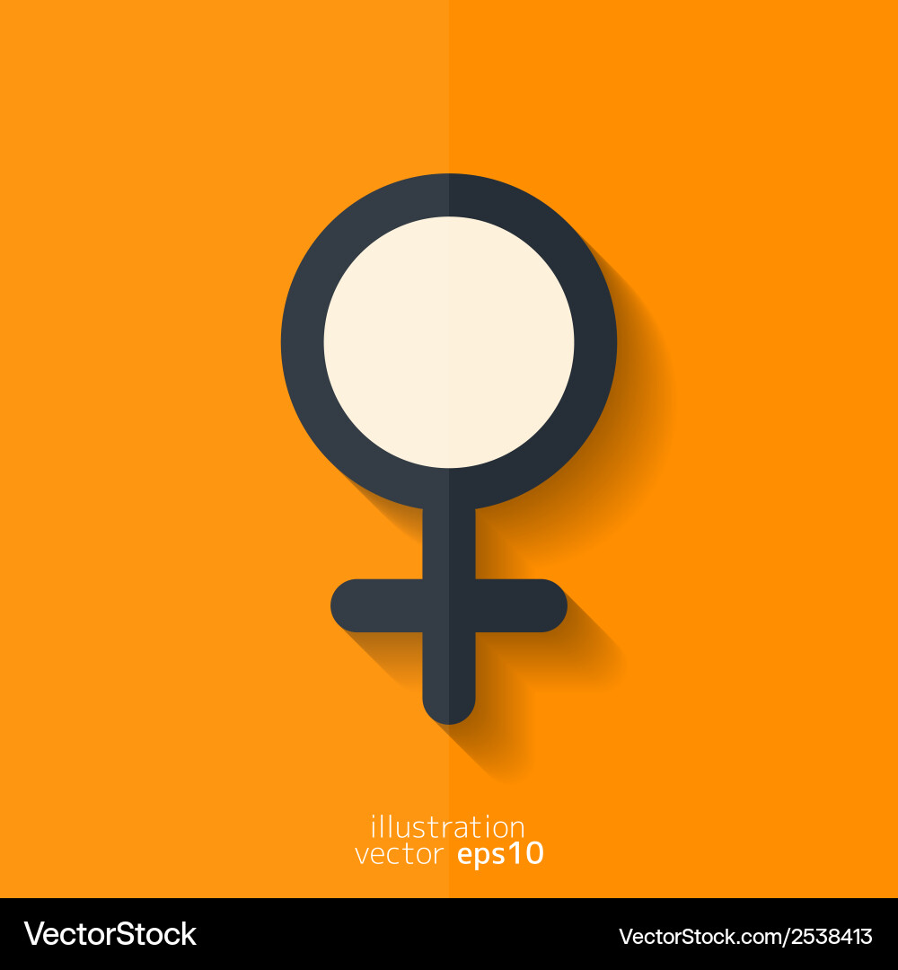 Female Symbol Woman Royalty Free Vector Image Vectorstock