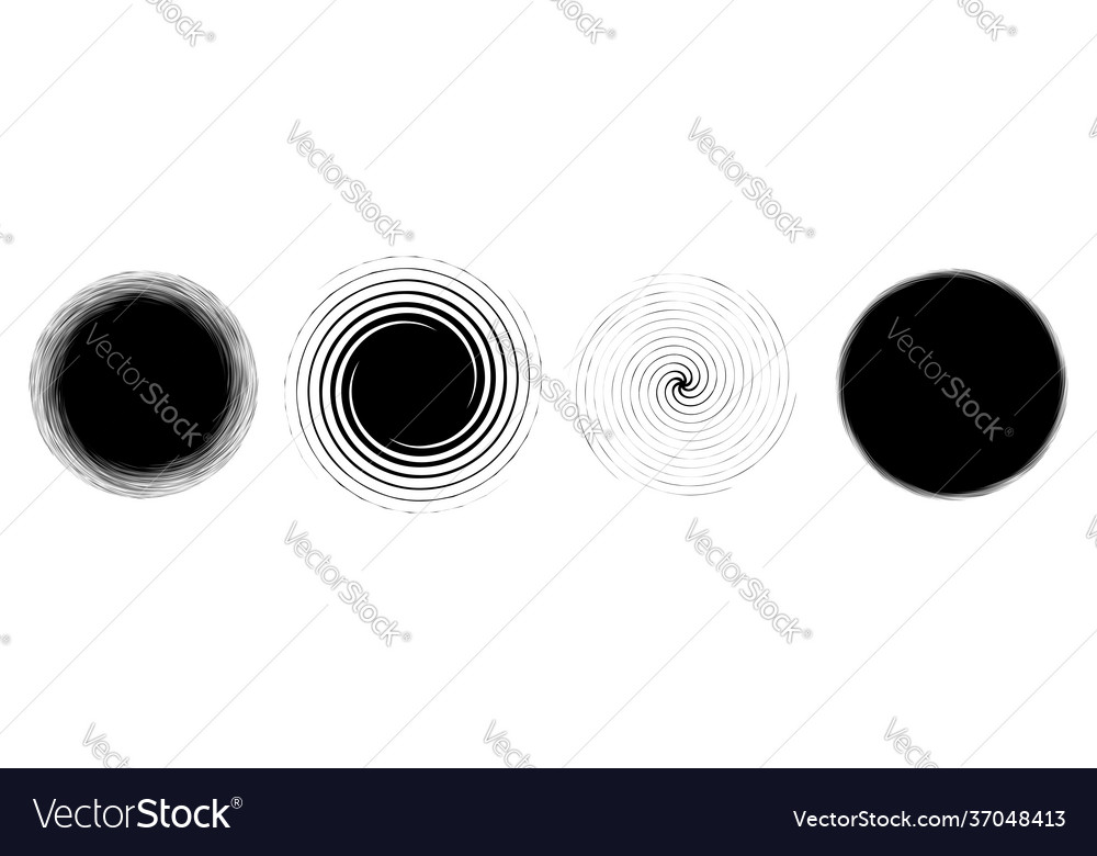 Swirl twirl spiral shape element motif