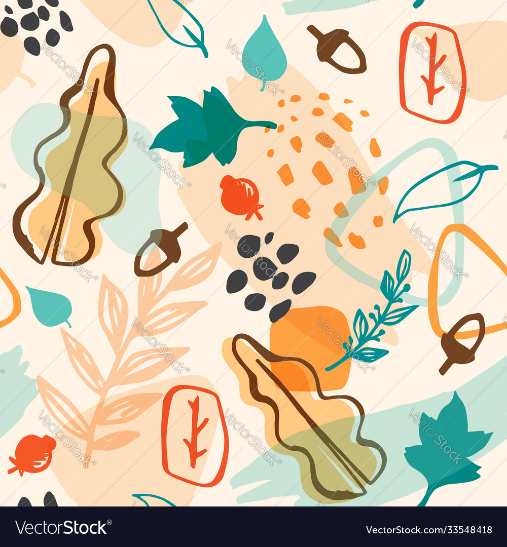 Abstract autumn pattern