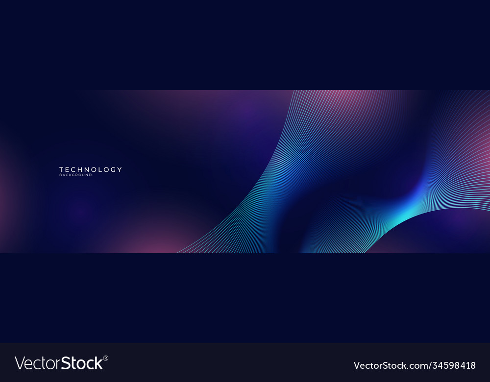 Abstract blue background with modern technology Vector Image