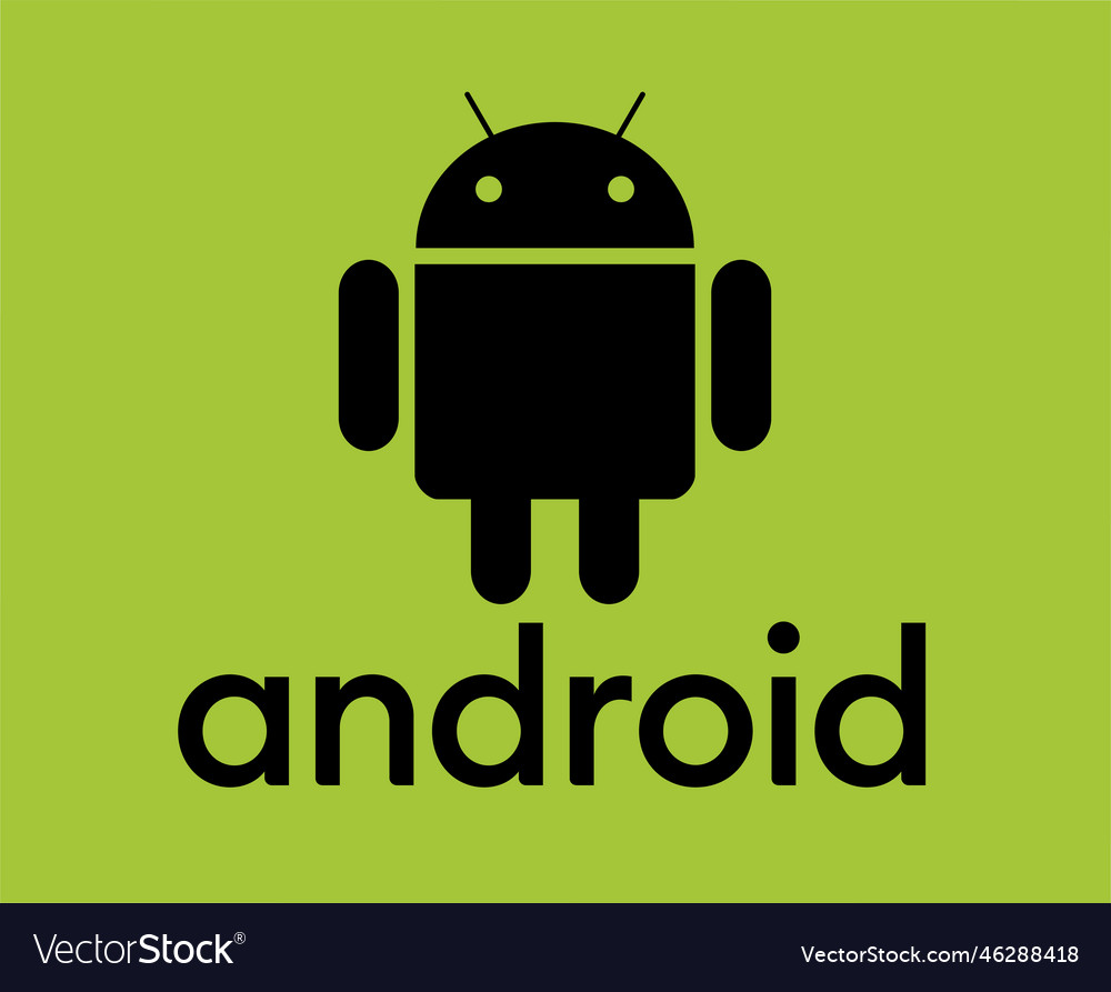 Android operating system logo icon symbol design