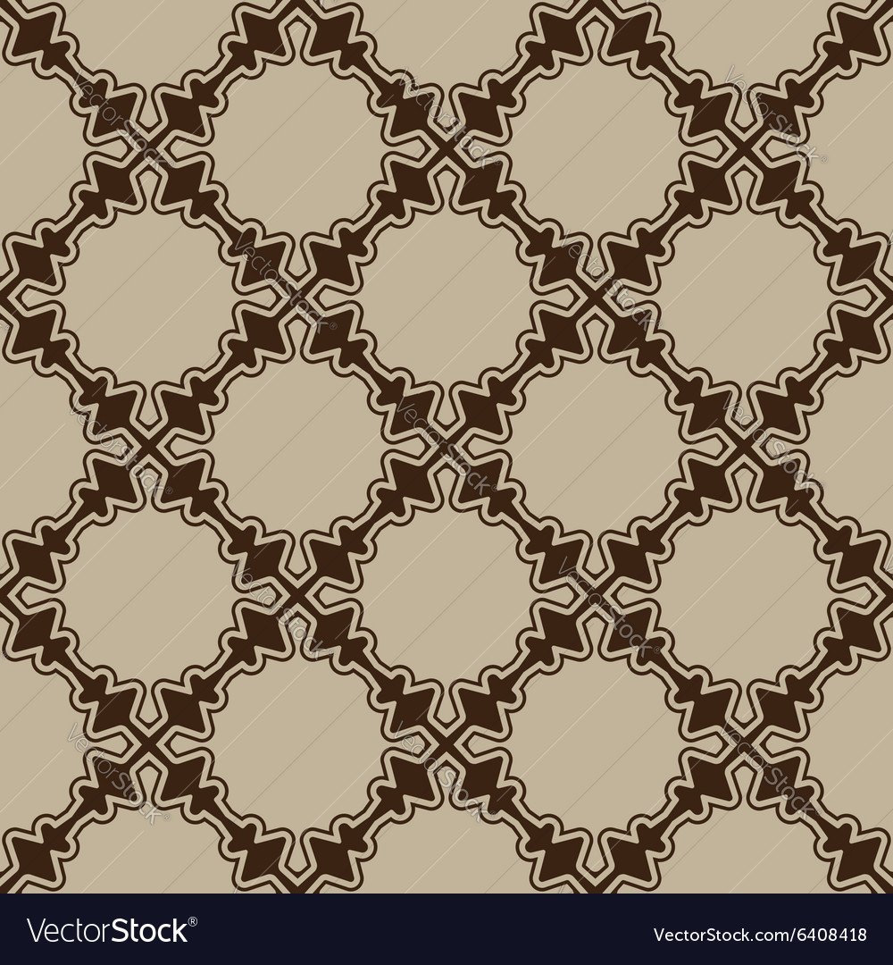 Brown seamless pattern Royalty Free Vector Image