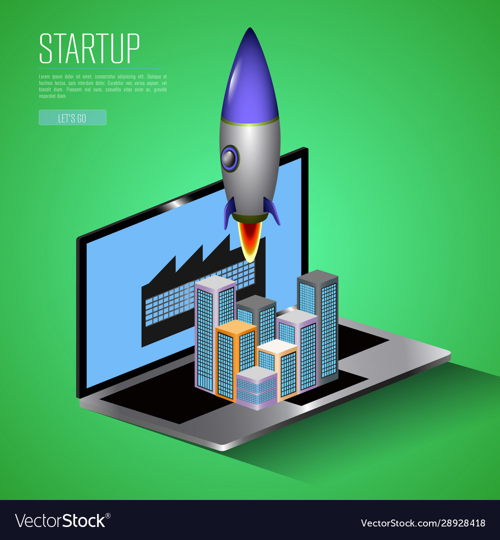 Business startup Royalty Free Vector Image - VectorStock