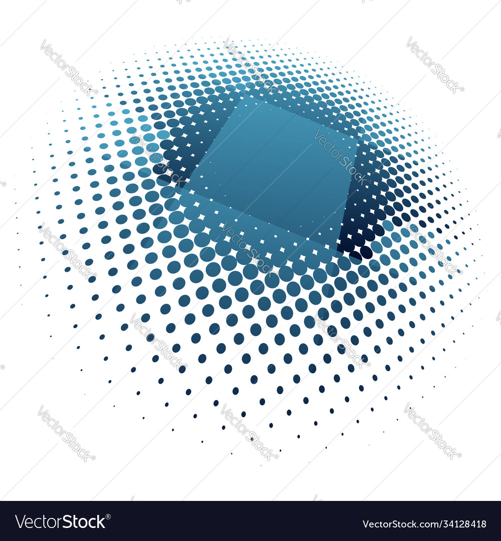 Colorful halftone pattern texture in 3d vector image Colorful halftone pattern texture in 3d
