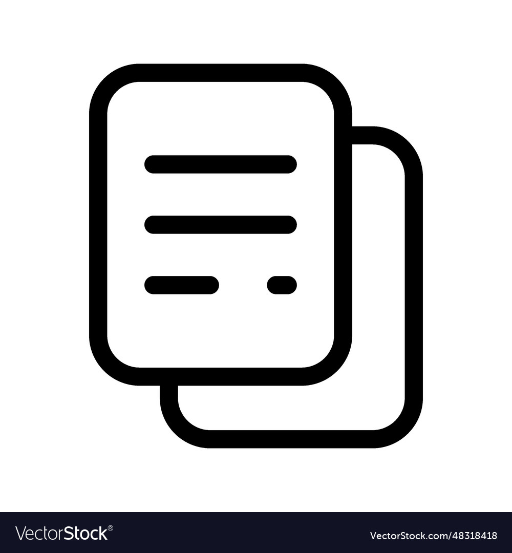 Files icon vector image Files icon