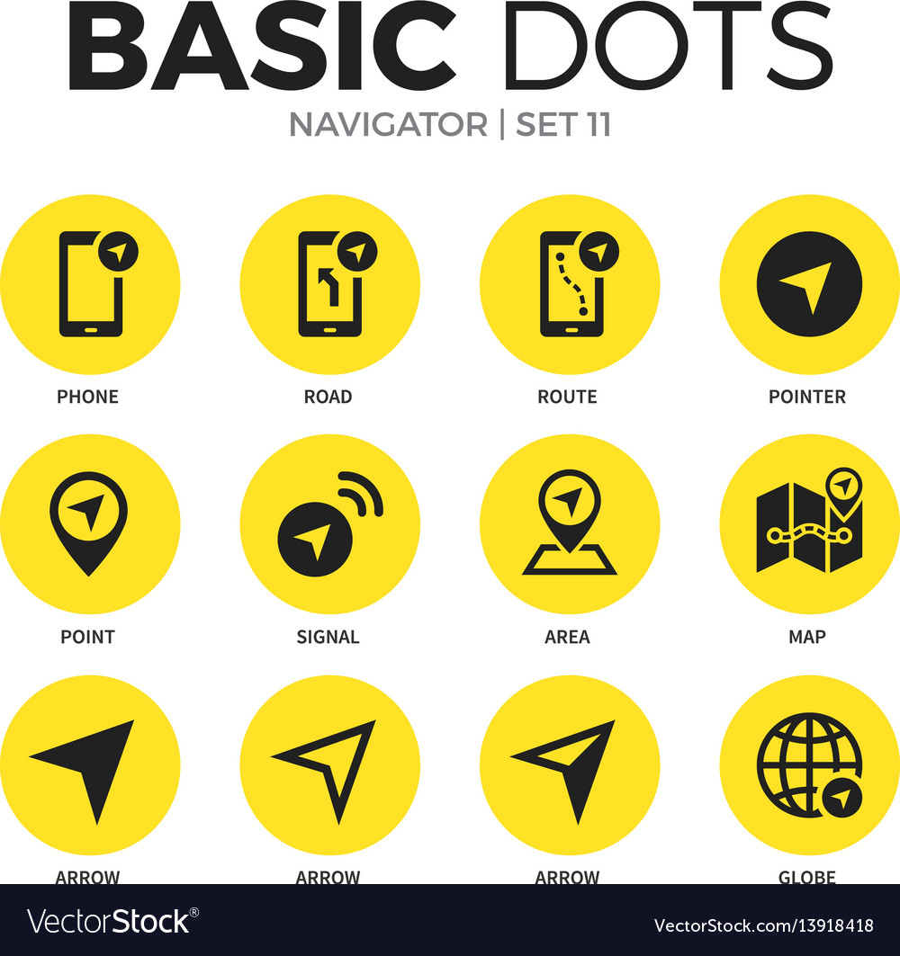 Navigation Icons - Phone & Route