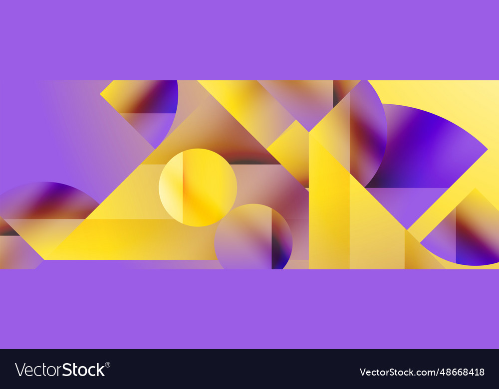 Simple geometric forms - dynamic vector image Simple geometric forms - dynamic