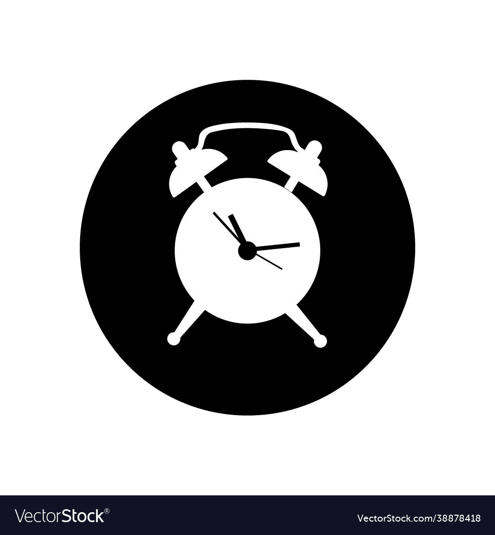 Table clock icon outline