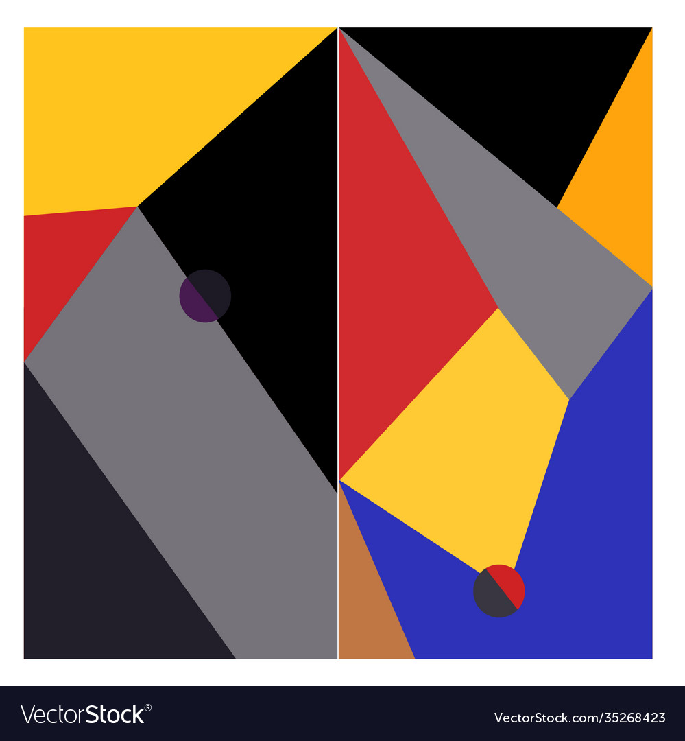 Colorful geometric and curve background pattern