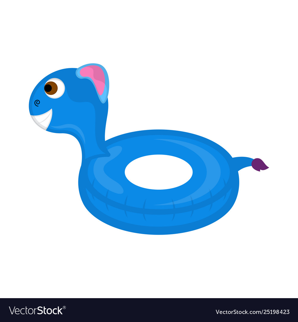 Isolated pool float shaped dinosaur image