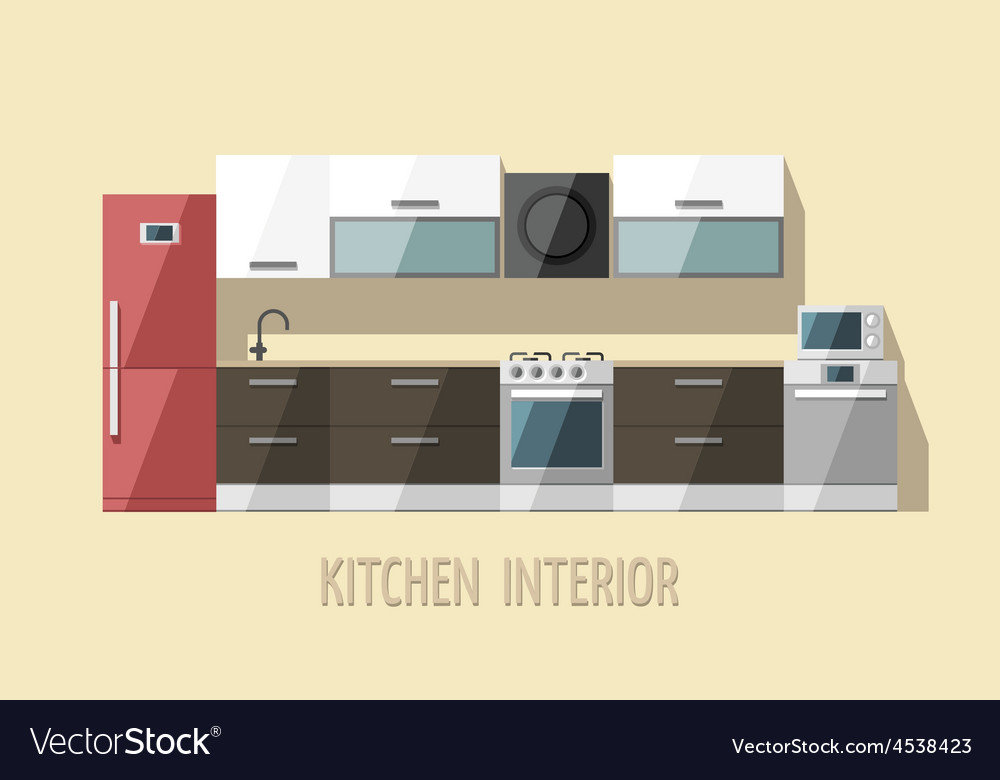 Kitchen interior modern trendy design