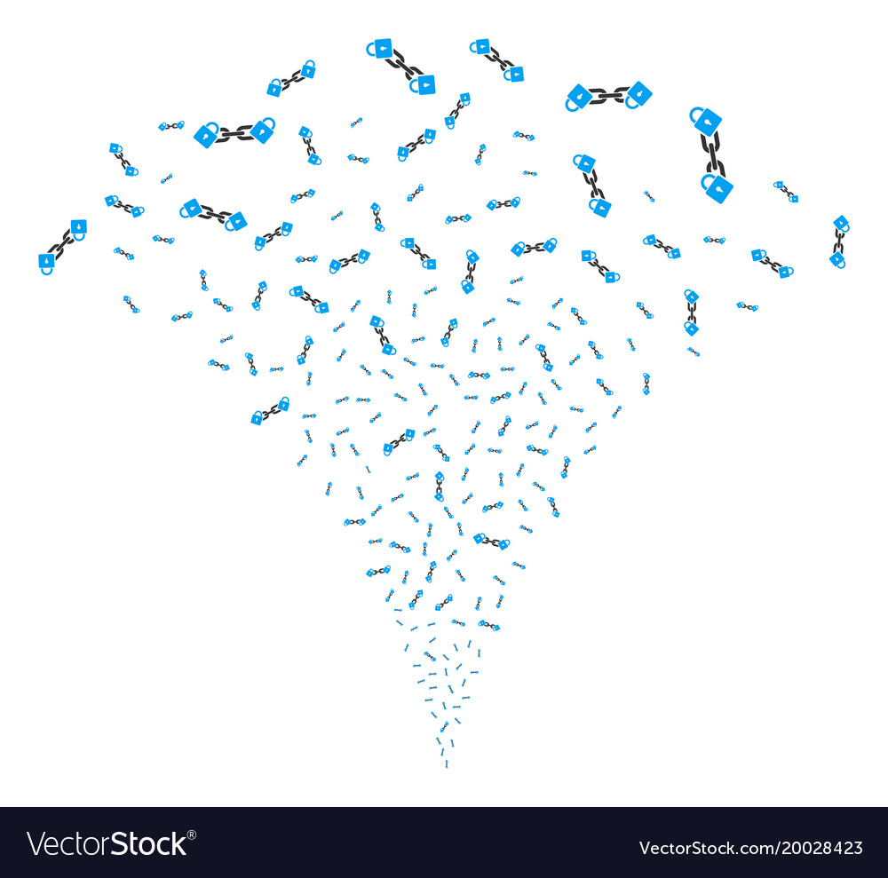 Lock blockchain fountain stream