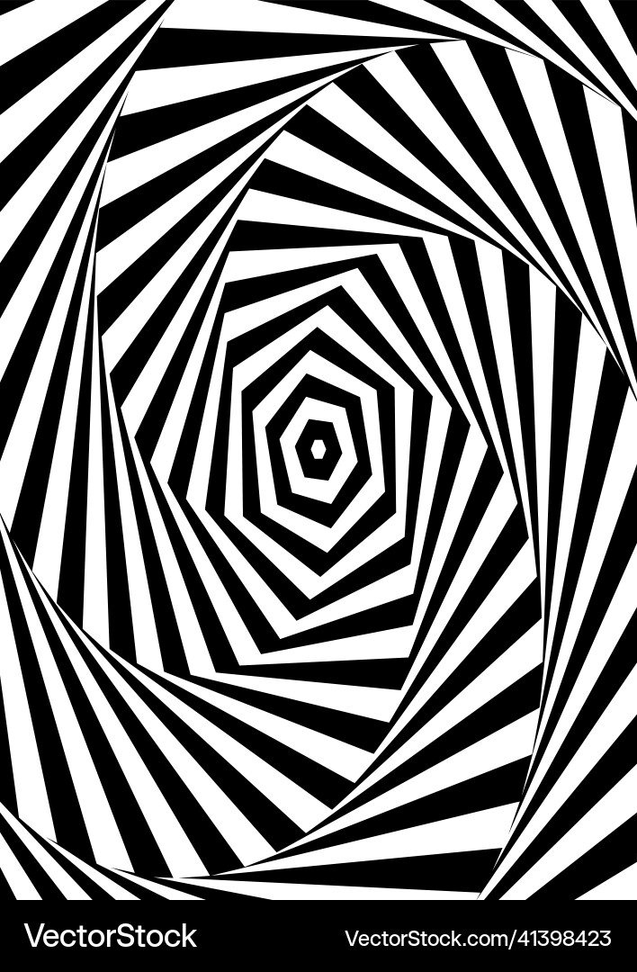 Psychedelic spiral Royalty Free Vector Image - VectorStock