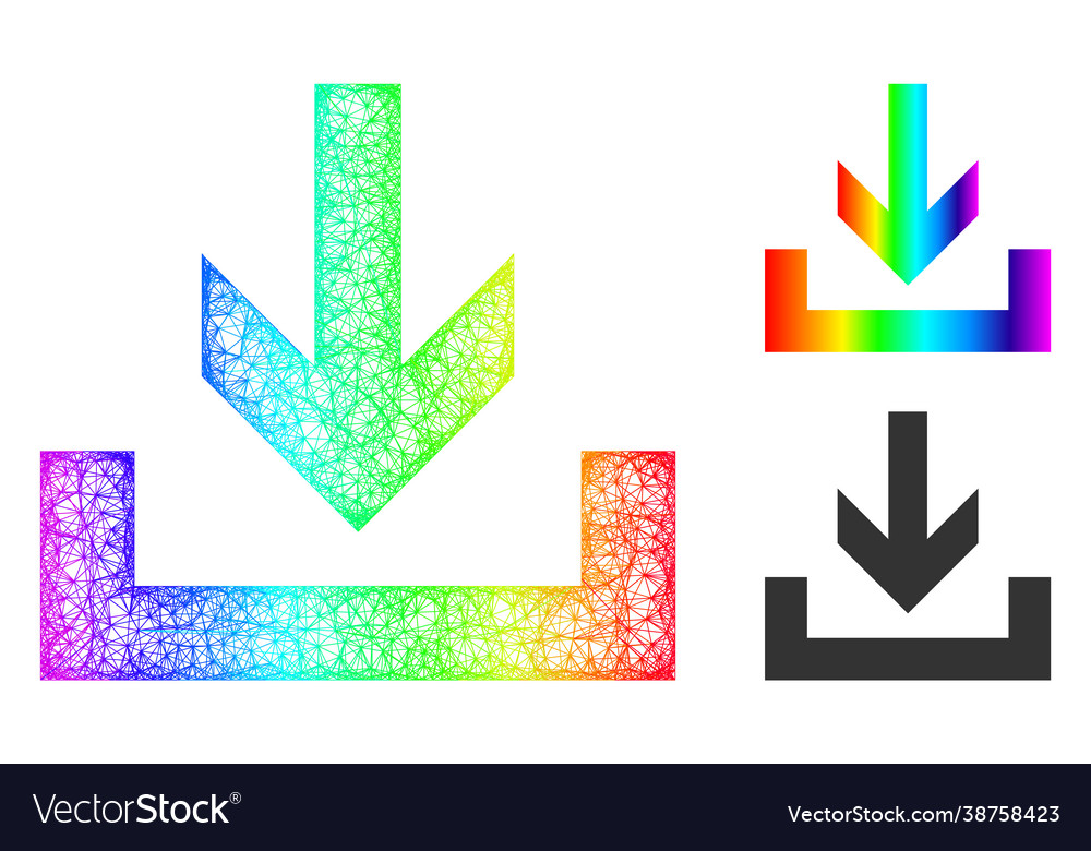 Spectral network gradient downloads icon
