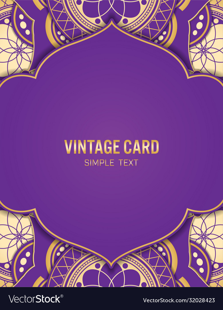 Template card with abstract background design vector image Template card with abstract background design