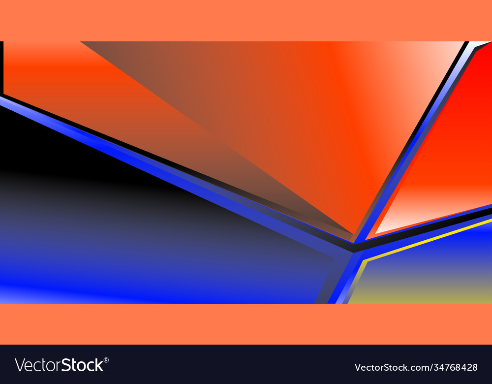 Abstract triangle geometric background template vector image Abstract triangle geometric background template