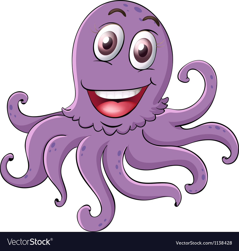 An octopus Royalty Free Vector Image - VectorStock