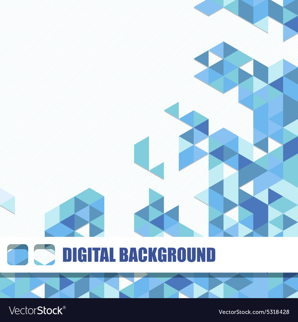 Background of different color triangles