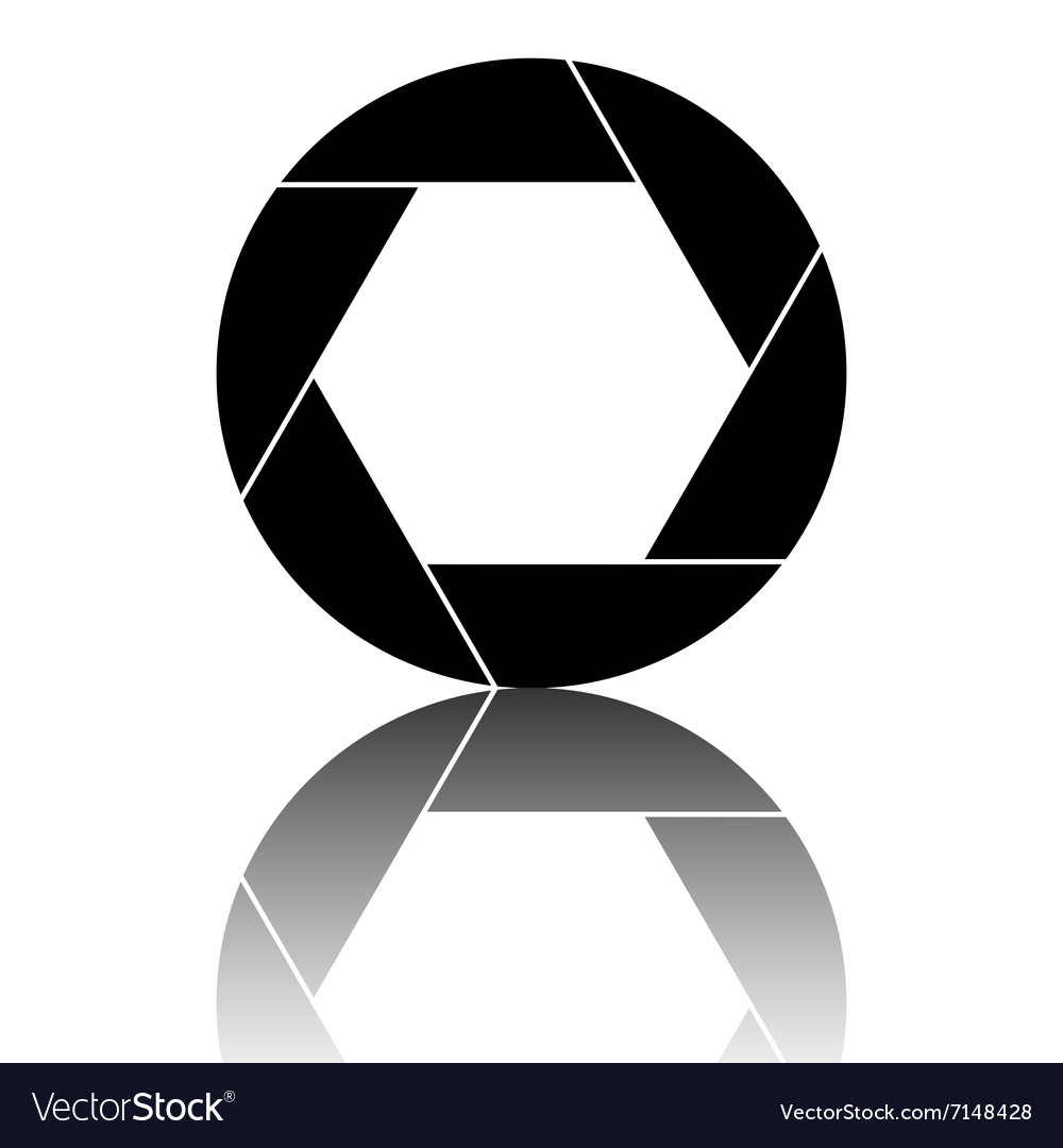 Black hoto icon Royalty Free Vector Image - VectorStock