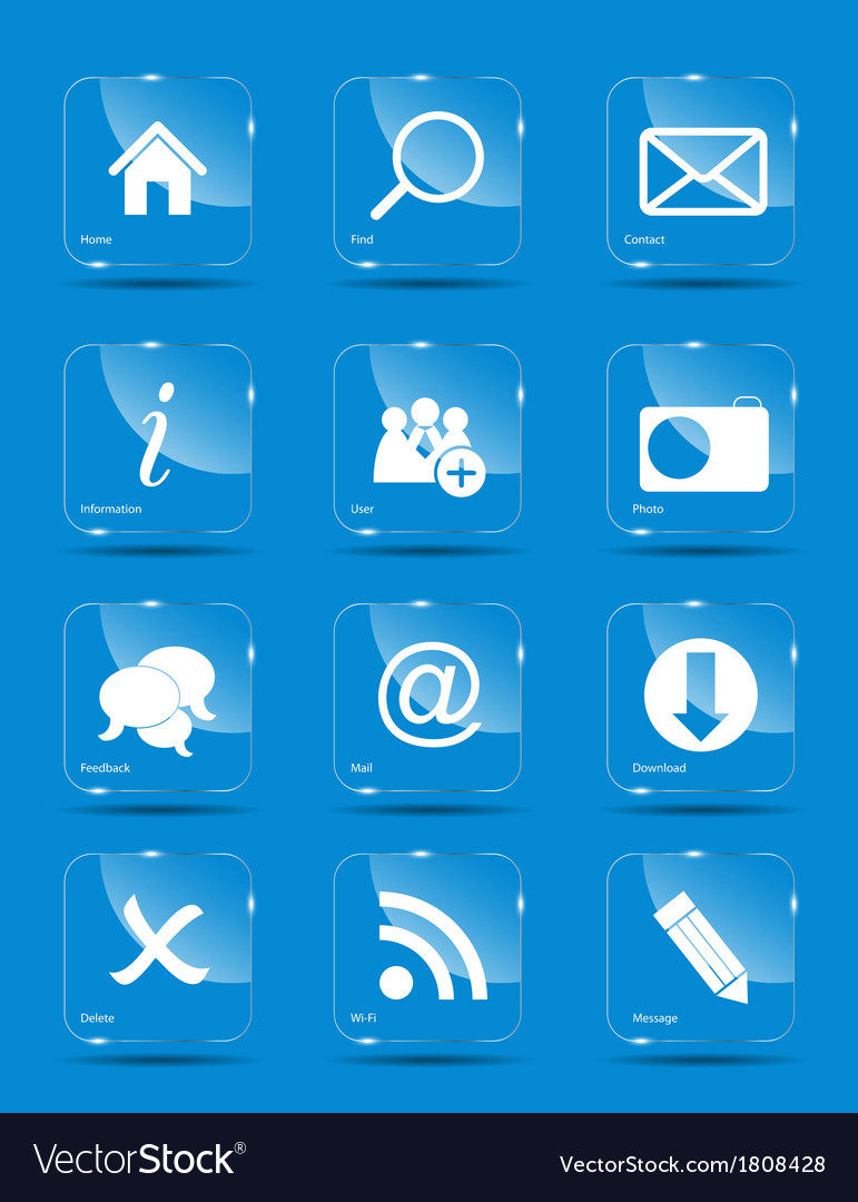 Icon set for web