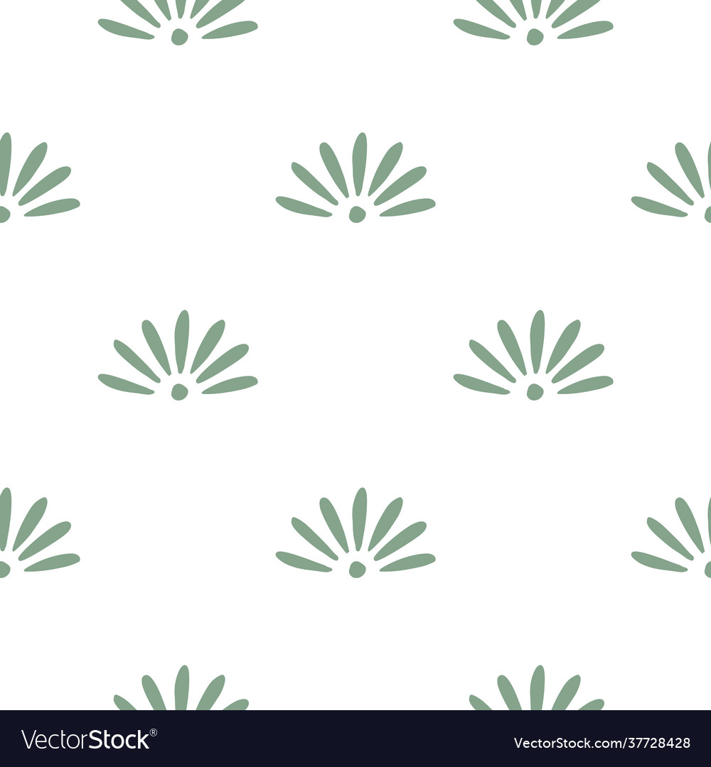 Isolated abstract nature seamless pattern vector image Isolated abstract nature seamless pattern
