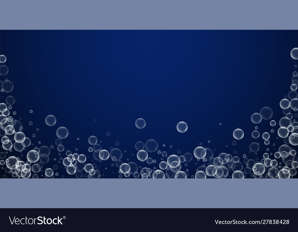 Random soap bubbles abstract background blowing b