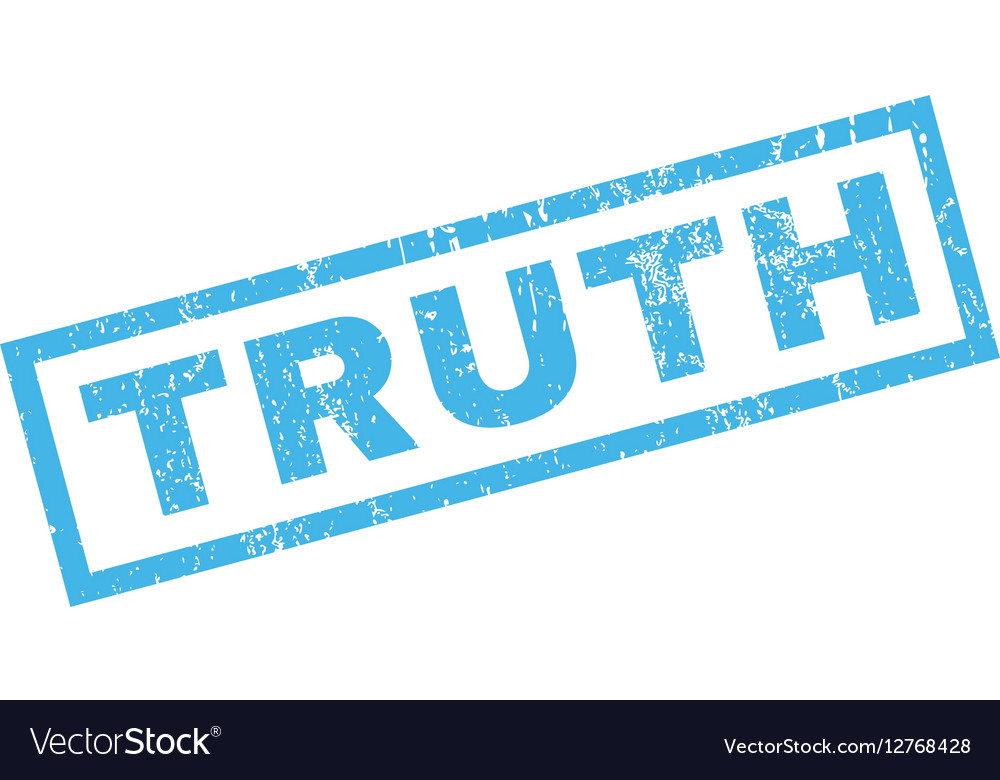 Truth rubber stamp