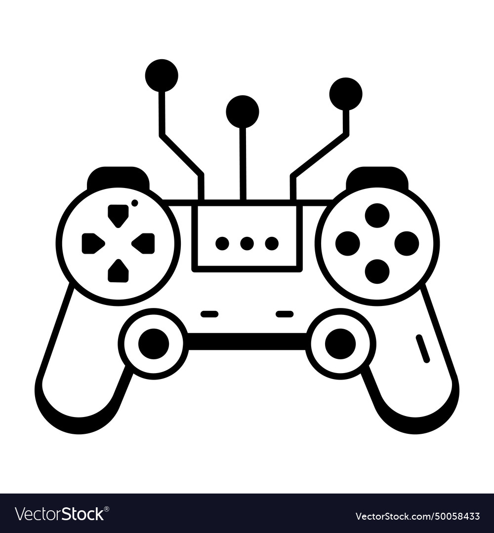 Collection of robotics linear icon