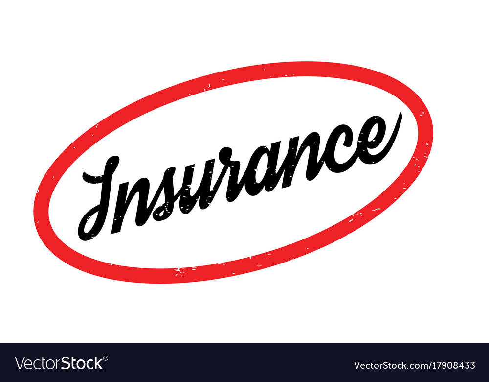 Insurance rubber stamp Royalty Free Vector Image