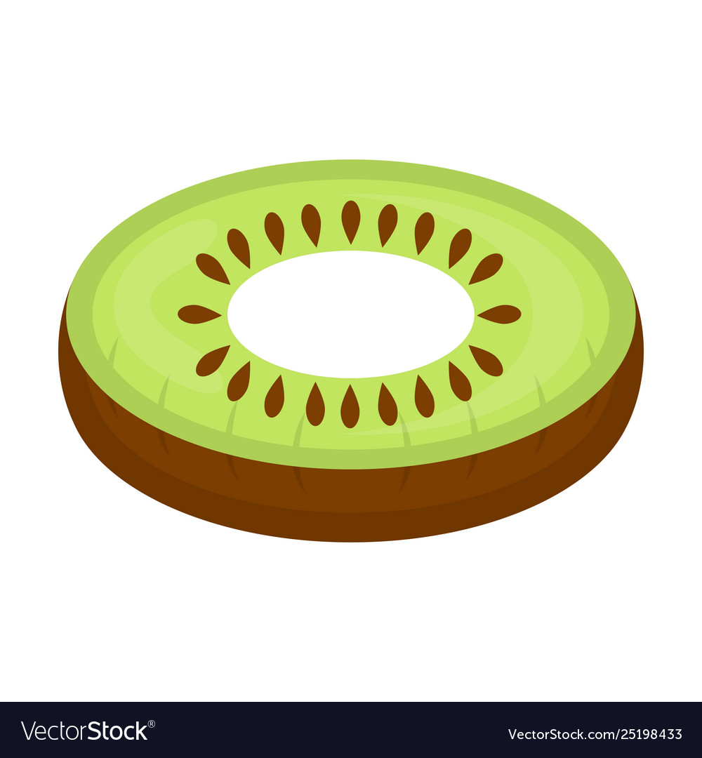 Isolated pool float shaped kiwi image