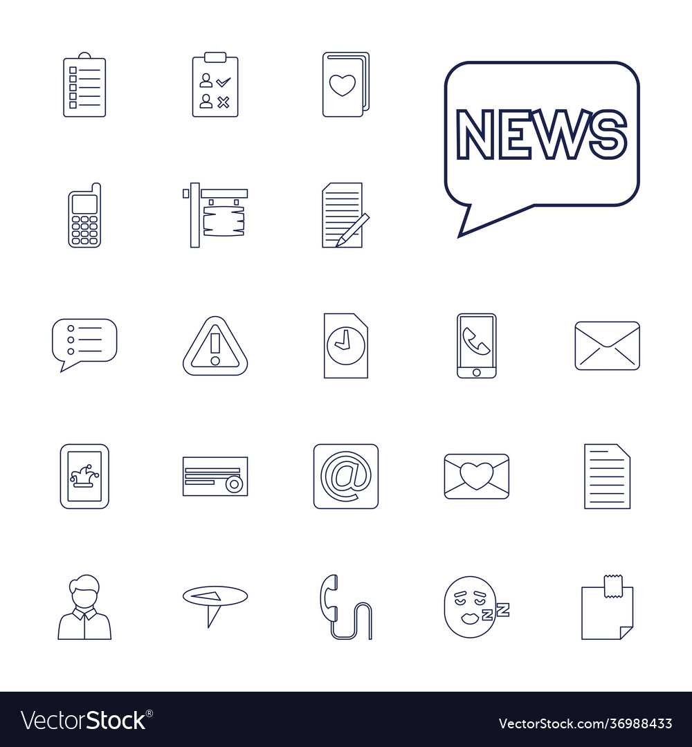 Message icons