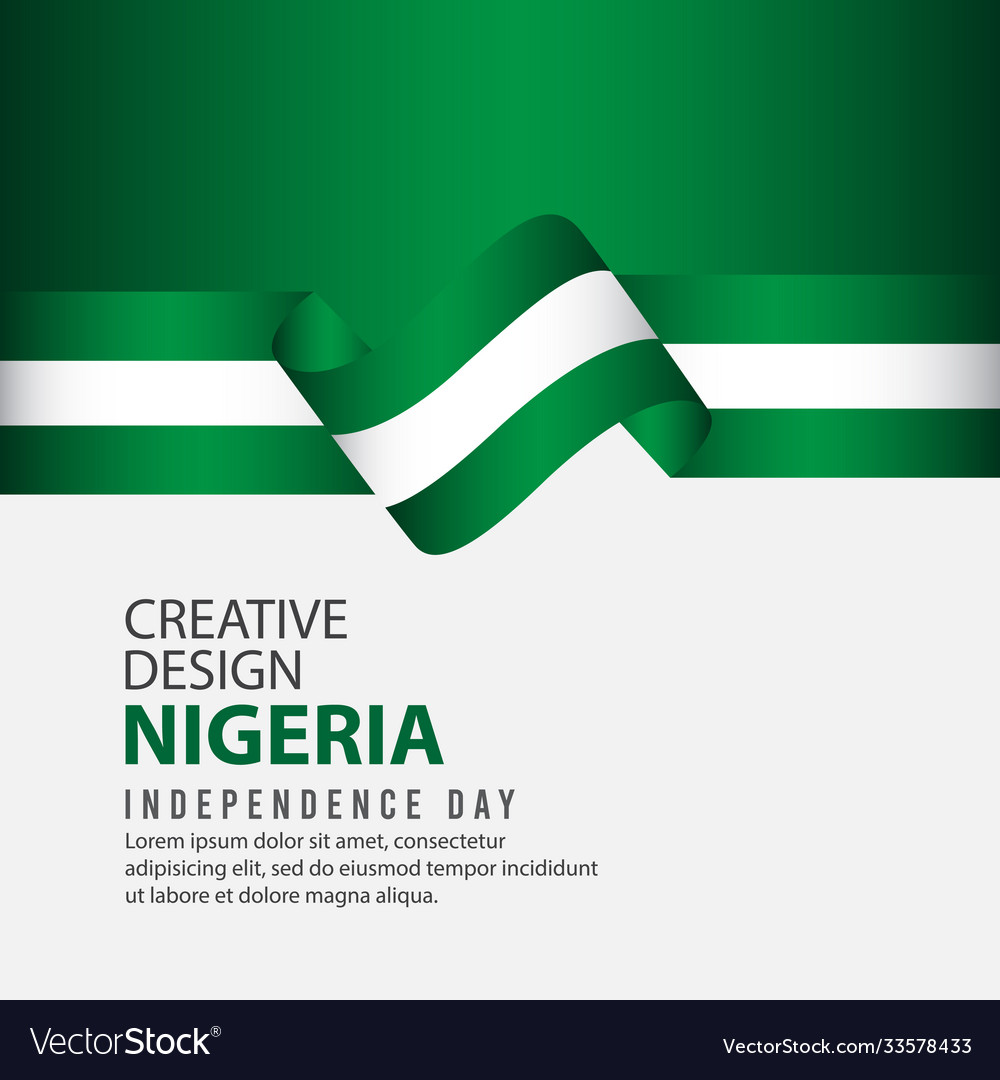 Nigeria independence day celebration creative